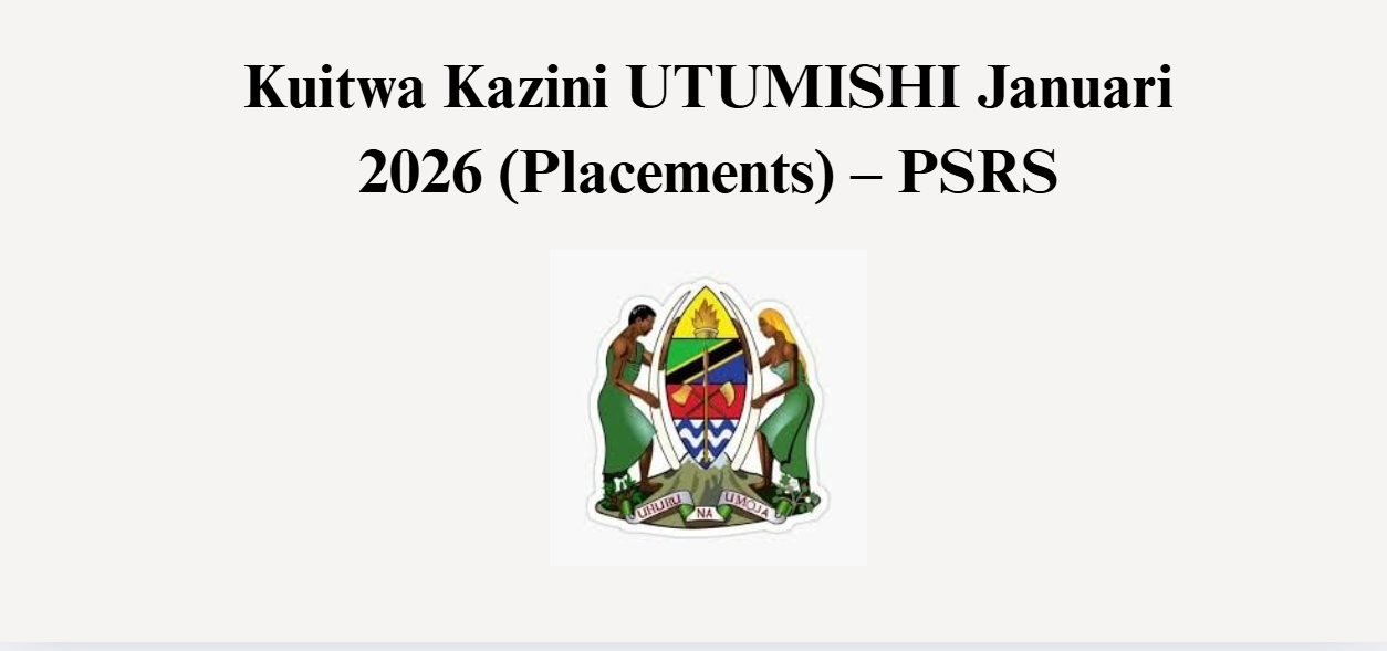 Kuitwa Kazini UTUMISHI