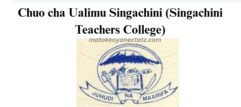 Chuo cha Ualimu Singachini (Singachini Teachers College)