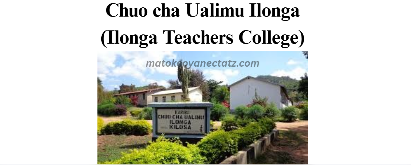 Chuo cha Ualimu Ilonga (Ilonga Teachers College)