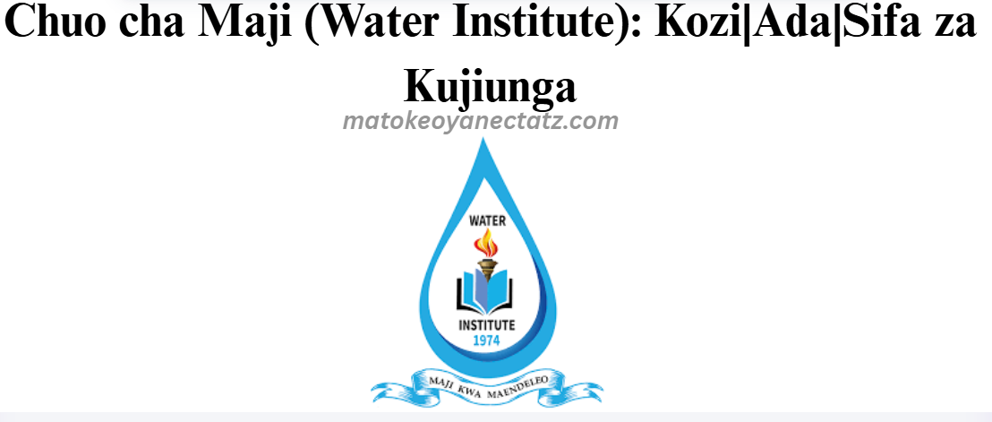 Chuo cha Maji (Water Institute): Kozi|Ada|Sifa za Kujiunga