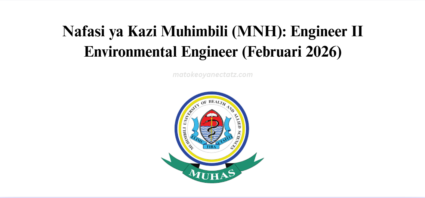 Nafasi ya Kazi Muhimbili (MNH)