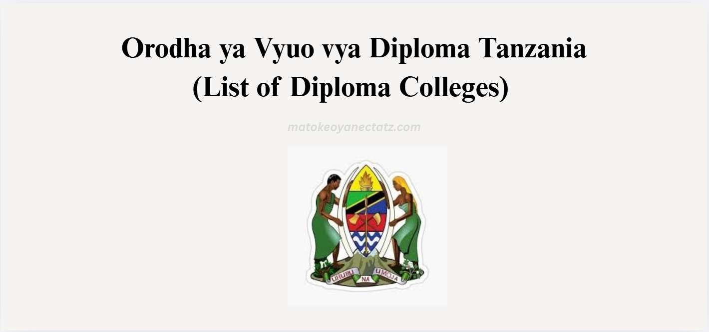 Orodha ya Vyuo vya Diploma Tanzania