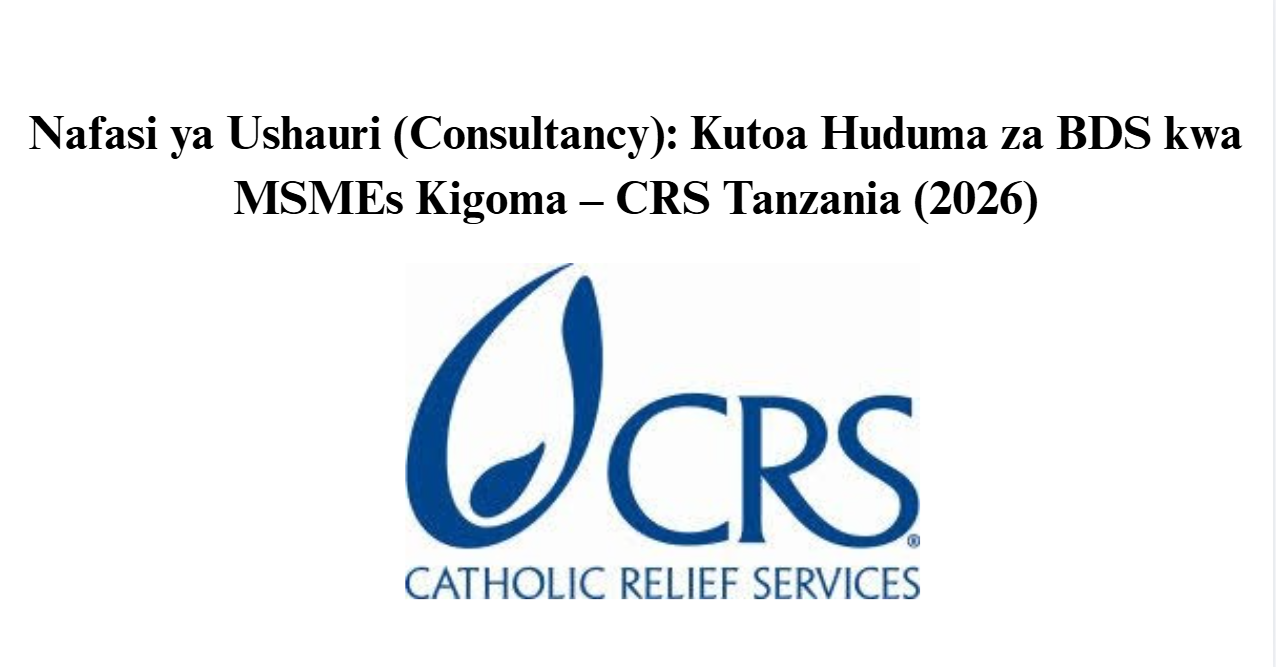 Nafasi ya Ushauri (Consultancy): Kutoa Huduma za BDS kwa MSMEs Kigoma
