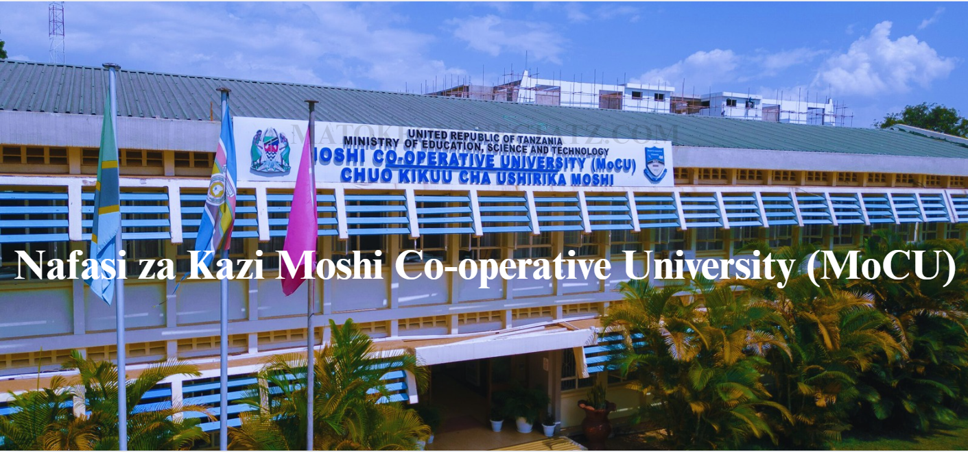 Nafasi za Kazi Moshi Co-operative University (MoCU)